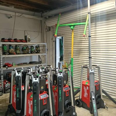 Lighting Tower Stand - 3metre - 27000 Lumen